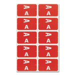 Alphaz Color-Coded First Letter Combo Alpha Labels, I/v, 1.16 X 3.63, Pink/white, 5/sheet, 20 Sheets/pack