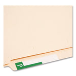 Alphaz Color-Coded First Letter Combo Alpha Labels, C/p, 1.16 X 3.63, Dark Green/white, 5/sheet, 20 Sheets/pack