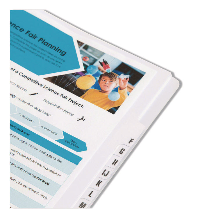 Deluxe Expandable Indexed Desk File/Sorter, Reinforced Tabs, 20 Dividers, Alpha Index, Letter Size, Dark Blue Cover