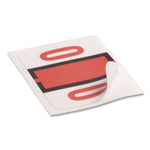 Numerical End Tab File Folder Labels, 0-9, 1 X 1.25, White, 500/roll, 10 Rolls/box