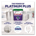 Platinum Plus ActionPacs Dishwasher Detergent Pods, Fresh Scent, 26.6 oz Tub, 47/Tub, 3 Tubs/Carton