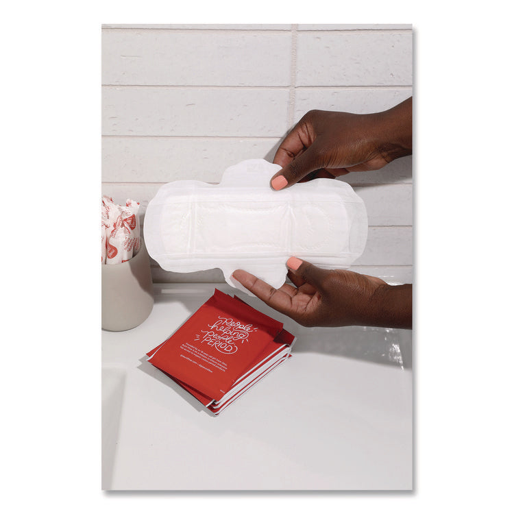 Organic Cotton Cartridge Pads, Regular Absorbency, 500/Carton