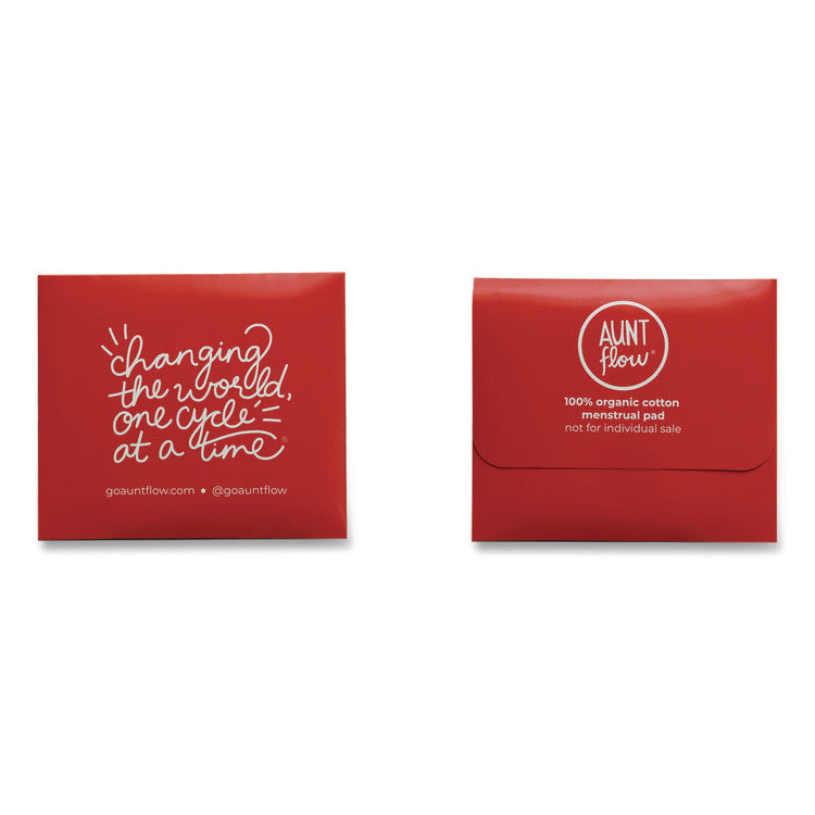 Organic Cotton Cartridge Pads, Regular Absorbency, 500/Carton