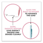 Xtra Smooth Mechanical Pencil, HB #2 Black Lead, Assorted Pastel Color Barrels, 40/Pack