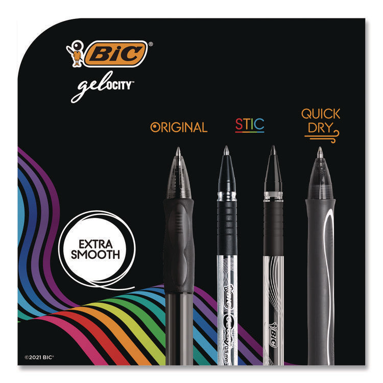Gel-ocity STIC Gel Pen, Stick, Medium 0.7 mm, Randomly Selected Ink and Barrel Color Assortment, 14/Pack