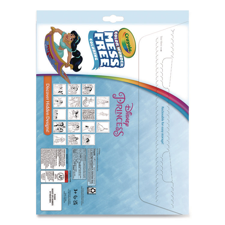 Disney Princess Color Wonder Kit, (18) Coloring Pages and (5) Markers