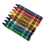 Jumbo Crayons, 8 Assorted Colors, 200/Pack