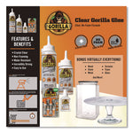 Clear Gorilla Glue, 5.75 oz, Dries Clear