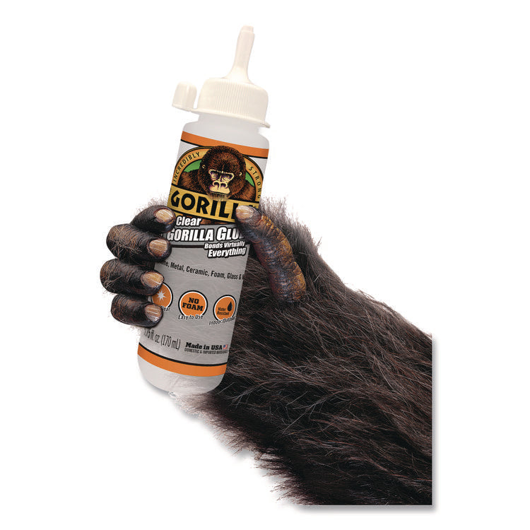 Clear Gorilla Glue, 5.75 oz, Dries Clear