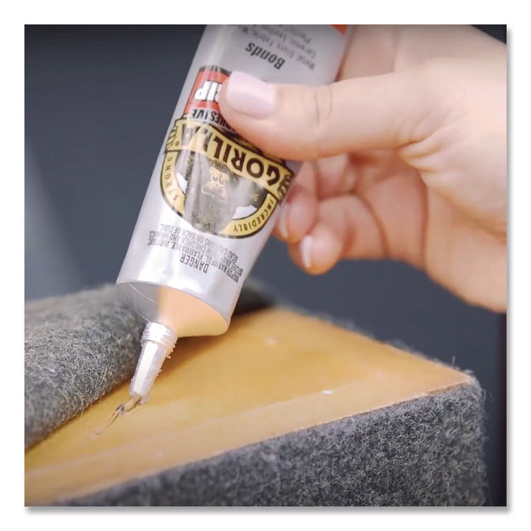 Clear Grip Contact Adhesive, 3 oz Tube, Dries Clear