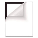 Indoor Window Sign Holder, 8.5 x 11 Insert, Black Frame, 5/Pack