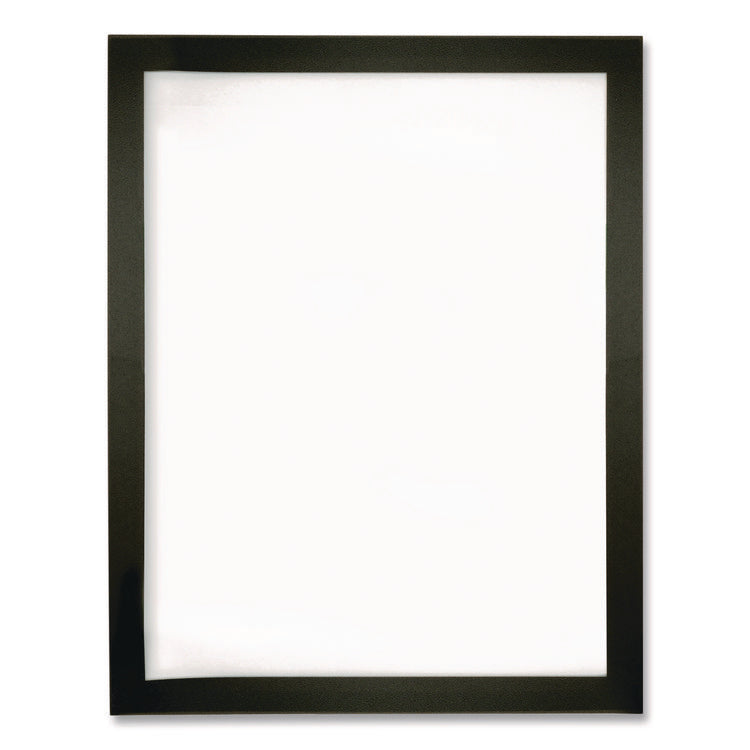 Indoor Window Sign Holder, 8.5 x 11 Insert, Black Frame, 5/Pack