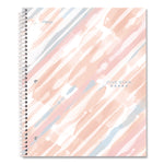 Brushy Moves Spiral Notebook, 1-Subject, Medium/College Rule, Assorted Cover Colors, (80) 11 x 8.5 Sheets, 2/Pack