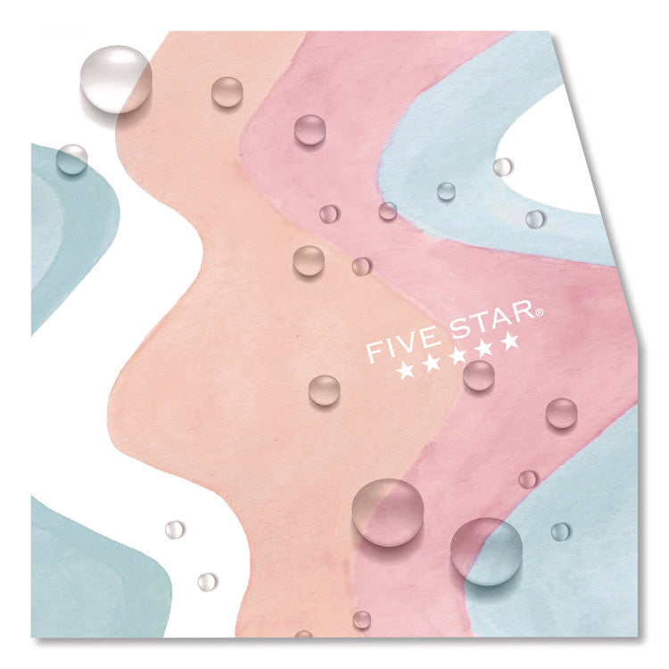 Brushy Moves Spiral Notebook, 1-Subject, Medium/College Rule, Assorted Cover Colors, (80) 11 x 8.5 Sheets, 2/Pack