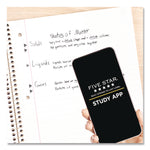 Brushy Moves Spiral Notebook, 1-Subject, Medium/College Rule, Assorted Cover Colors, (80) 11 x 8.5 Sheets, 2/Pack