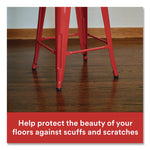 Custom Fit Felt Pads, 1.5" dia, Beige, 30/Pack