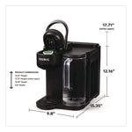 K-Brew + Chill Single Serve Coffee Maker, Black