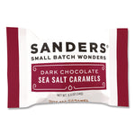 Small Batch Wonders Snack Size Dark Chocolate Sea Salt Caramels, 0.5 oz Individually Wrapped, 48/Box