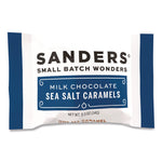 Small Batch Wonders Snack-Size Milk Chocolate Sea Salt Caramels, 0.5 oz Individually Wrapped, 48/Box