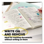 Tabs and Flags Combo Pack, 100 0.47" Flags, 36 1" Tabs, Assorted Colors