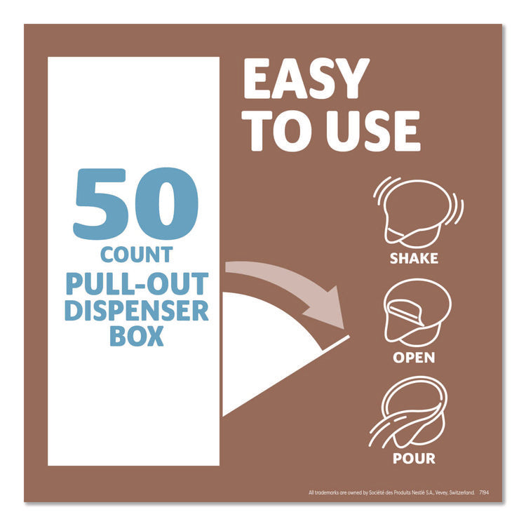 Plant-Based Oat Milk Liquid Creamers, Natural Vanilla, 0.38 oz Mini Cups, 50/Box