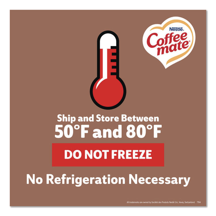 Plant-Based Oat Milk Liquid Creamers, Natural Vanilla, 0.38 oz Mini Cups, 50/Box