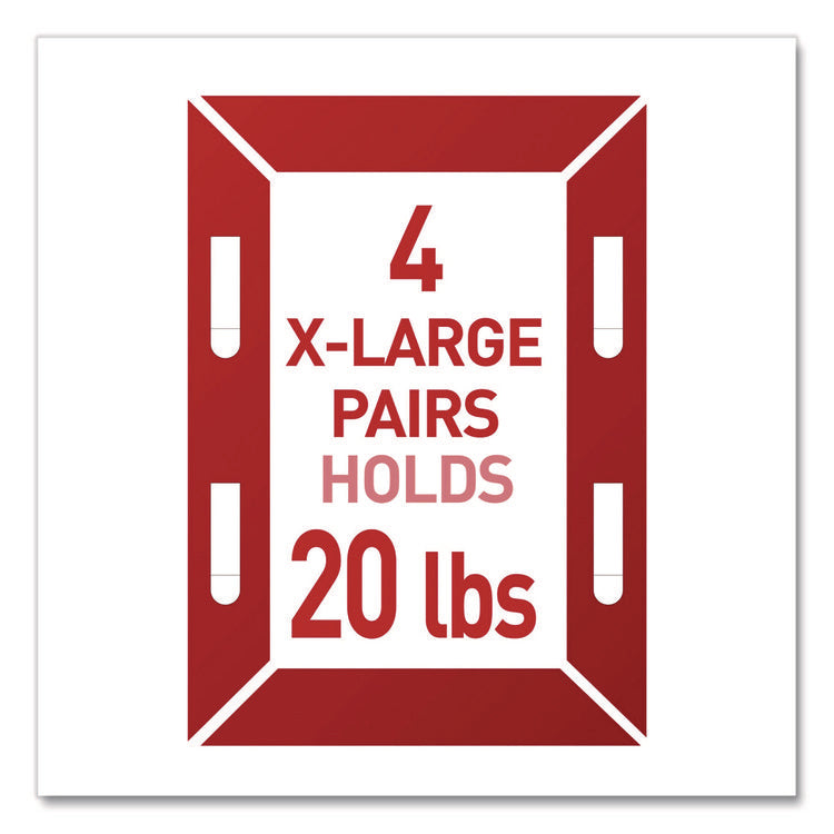 Picture Hanging Strips, X-Large, Removable, Holds up to 20 lbs per 4 Strips, White, 16 Pairs/Pack