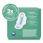 Ultra Thin Pads with Wings, Size 1, Regular Absorbency, 22 Pads/Pack, 12 Packs/Carton