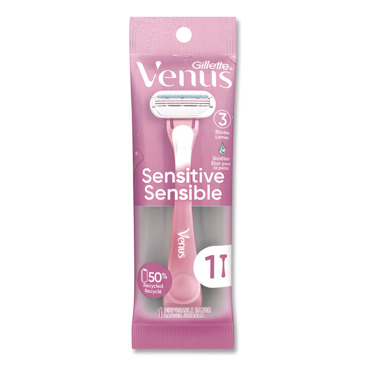 Venus Sensitive Sensible Razors, 3 Blades, 36/Carton