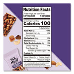 Nut Bars, Salted Caramel Dark Chocolate, 0.7 oz Bar, 20/Box