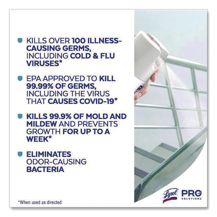 Disinfectant Spray To Go, Crisp Linen Scent, 1.5 oz, Aerosol Spray