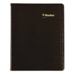 Plan and Link Monthly Planner, 9.25 x 7.25, Black Distressed Faux Leather Cover, 16-Month: Sept 2024 to Dec 2025