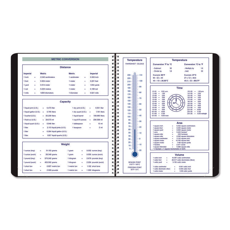 Plan and Link Monthly Planner, 9.25 x 7.25, Black Distressed Faux Leather Cover, 16-Month: Sept 2024 to Dec 2025