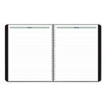 Plan and Link Monthly Planner, 9.25 x 7.25, Black Distressed Faux Leather Cover, 16-Month: Sept 2024 to Dec 2025