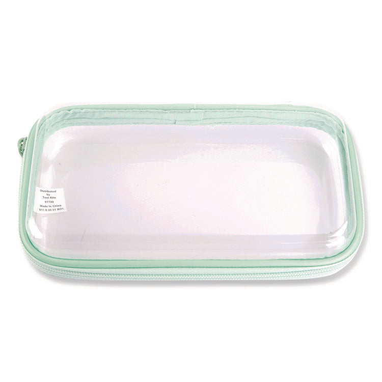 Pencil Pouch, 9.25 x 5.12 x 2.17, Clear/Randomly Assorted Color
