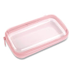 Pencil Pouch, 9.25 x 5.12 x 2.17, Clear/Randomly Assorted Color