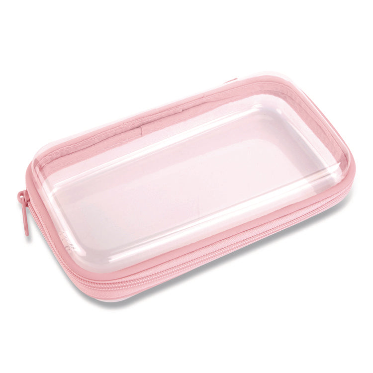 Pencil Pouch, 9.25 x 5.12 x 2.17, Clear/Randomly Assorted Color