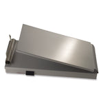 Recycled Aluminum Citation Holder Clipboard, 1/2" Clip Capacity, Holds 6 x 11 Sheets, Silver