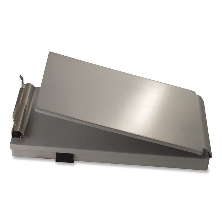 Recycled Aluminum Citation Holder Clipboard, 1/2" Clip Capacity, Holds 6 x 11 Sheets, Silver