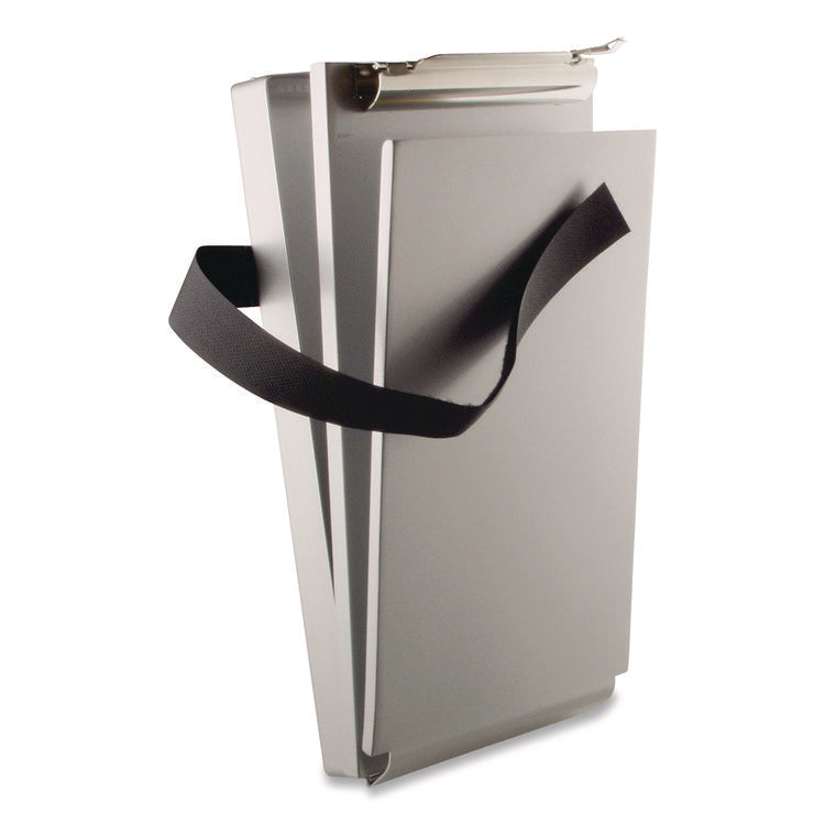 Recycled Aluminum Citation Holder Clipboard, 1/2" Clip Capacity, Holds 6 x 11 Sheets, Silver