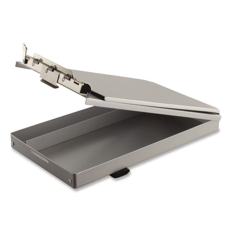 Recycled Aluminum Citation Holder Clipboard, 1/2" Clip Capacity, Holds 6 x 11 Sheets, Silver