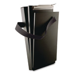 Recycled Aluminum Citation Holder Clipboard, 1/2" Capacity, Holds 6 x 11 Sheets, Black