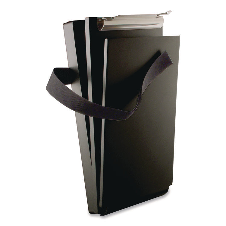 Recycled Aluminum Citation Holder Clipboard, 1/2" Capacity, Holds 6 x 11 Sheets, Black