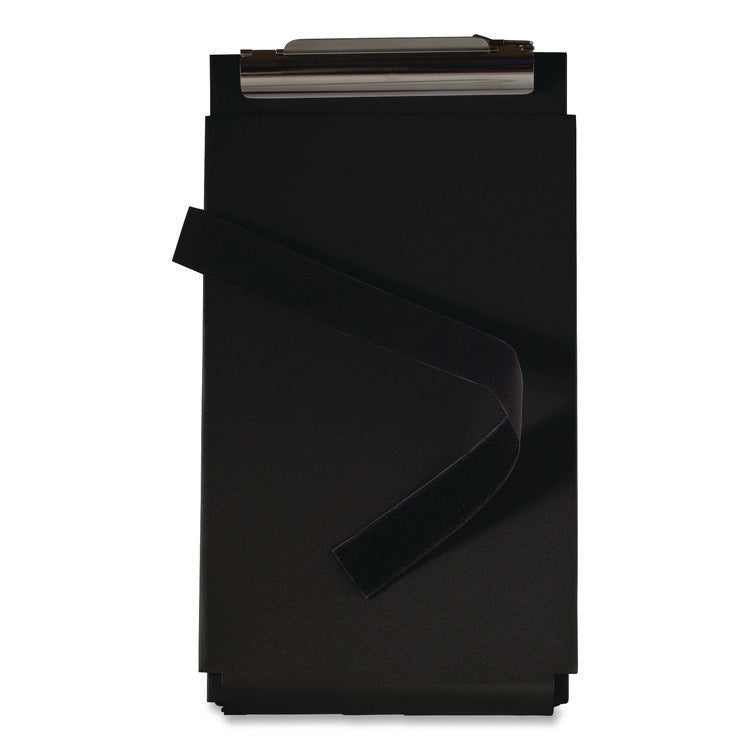 Recycled Aluminum Citation Holder Clipboard, 1/2" Capacity, Holds 6 x 11 Sheets, Black