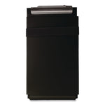 Recycled Aluminum Citation Holder Clipboard, 1/2" Capacity, Holds 6 x 11 Sheets, Black