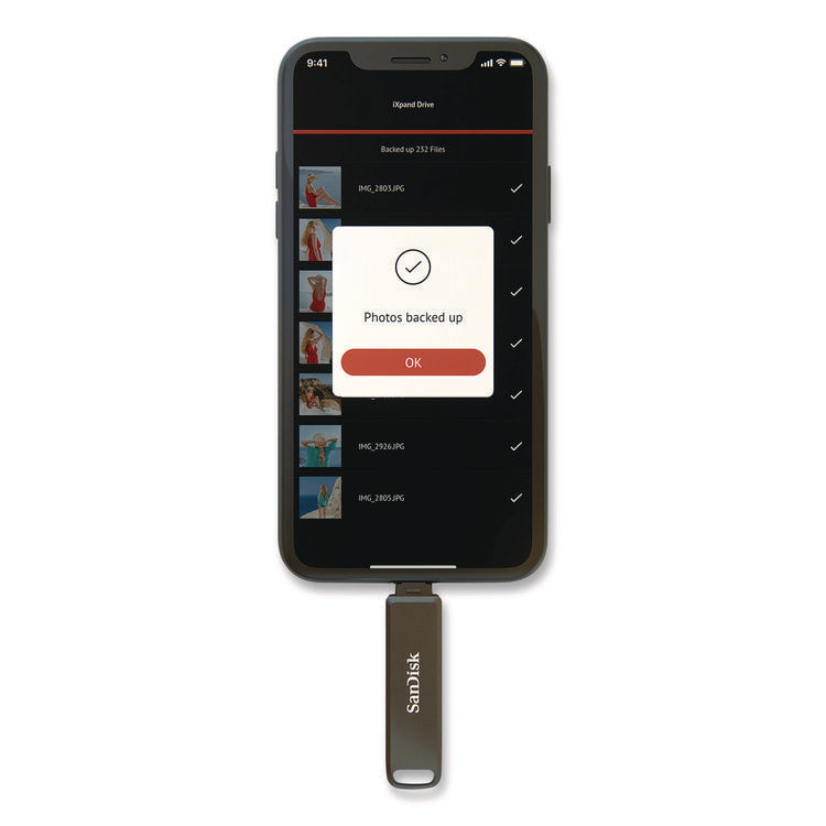 Dual Phone USB 3.2 Type-C/Lightning Flash Drive, 256 GB, Black