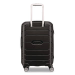 Freeform Hard Side Carry-On Suitcase, Four-Wheeled Spinner, 15.25 x 10 x 21.25, Black