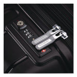 Freeform Hard Side Carry-On Suitcase, Four-Wheeled Spinner, 15.25 x 10 x 21.25, Black