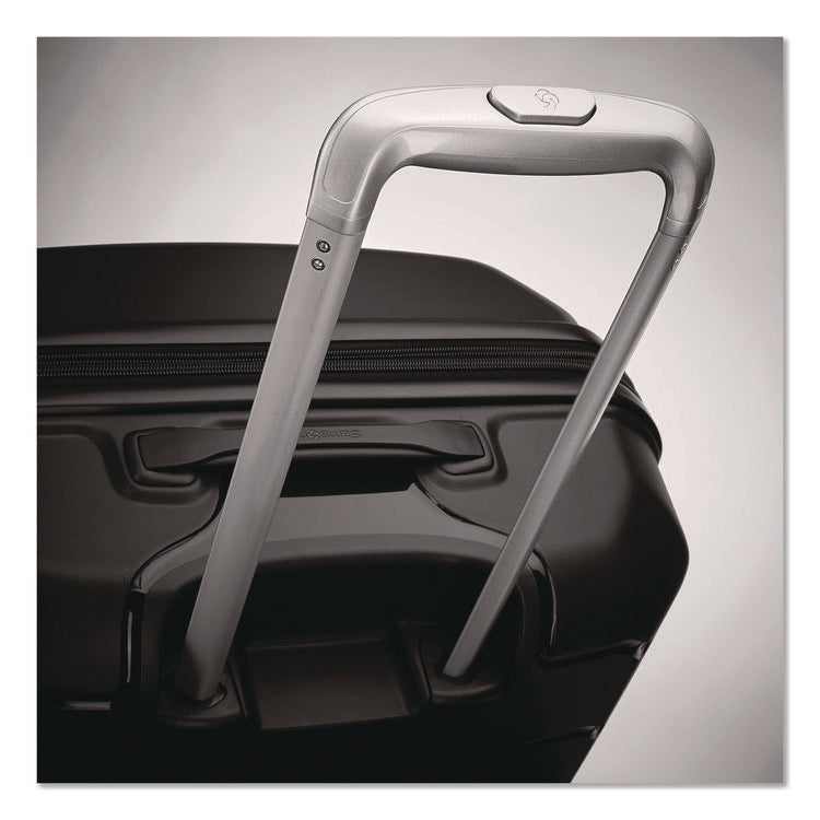 Freeform Hard Side Carry-On Suitcase, Four-Wheeled Spinner, 19.6 x 13.4 x 27.95, Black