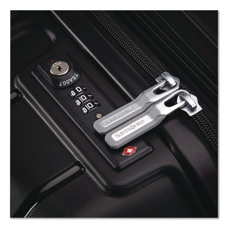 Freeform Hard Side Carry-On Suitcase, Four-Wheeled Spinner, 20.95 x 13.8 x 31.1, Black